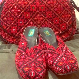 Handbag and matching shoes